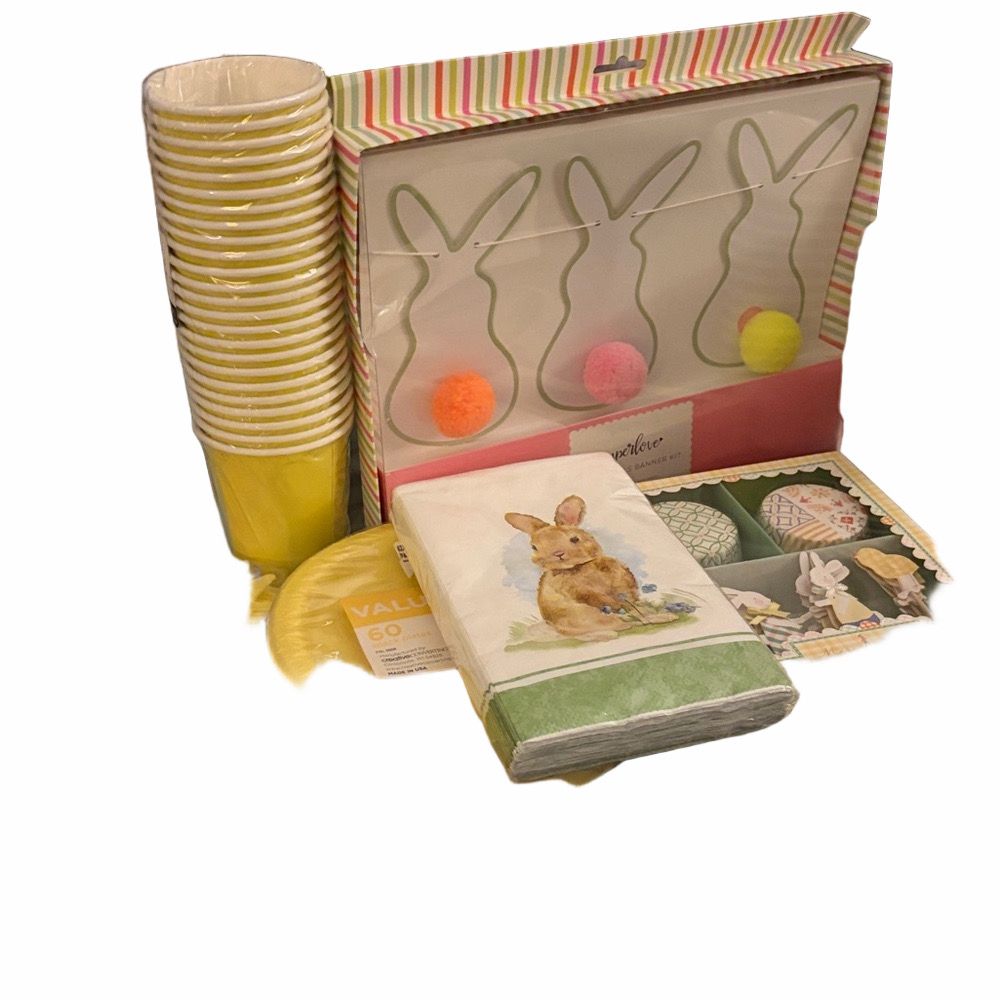 Easter celebration bundle paper goods.224 pc.